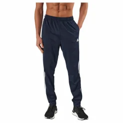 adidas Essentials Warm-Up Tapered 3-Stripes Tracksuit Bottoms Legend Ink Blå