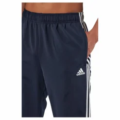 adidas Essentials Warm-Up Tapered 3-Stripes Tracksuit Bottoms Legend Ink Blå