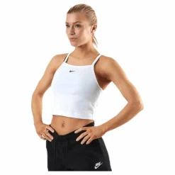 Nike Essntl Tank White/Black Vit Online
