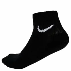 Everyday Cushioned Training Ankle Socks (3 Pairs) BLACK/WHITE*Nike Clearance