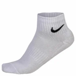 Nike Everyday Cushioned Training Ankle Socks (3 Pairs) WHITE/BLACK Vit Hot