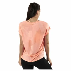 Only Play Fan Loose Burnout Ss Tee Orange Online