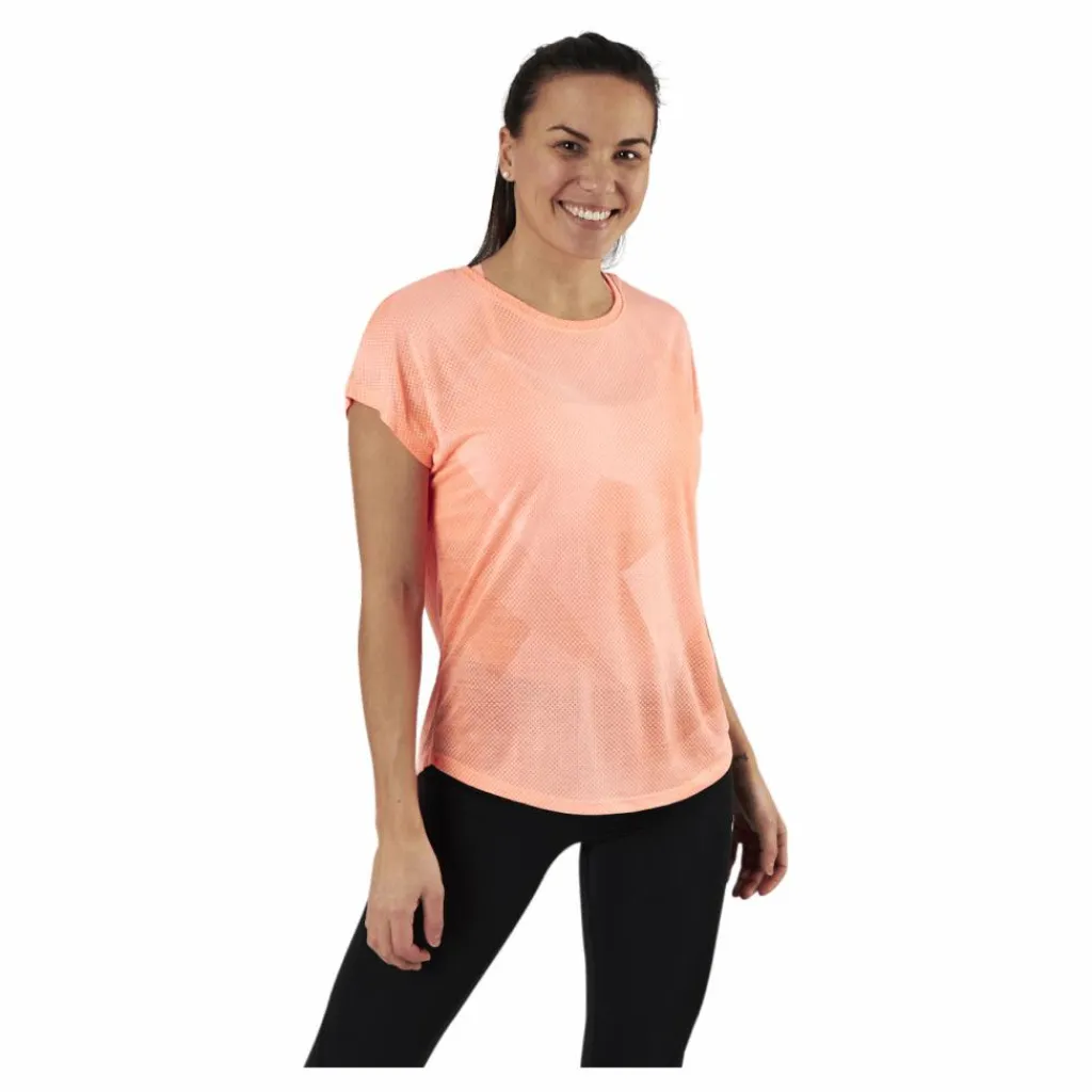 Only Play Fan Loose Burnout Ss Tee Orange Online