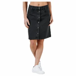 Farrah Reg Dnm Skirt Black*Only Sale