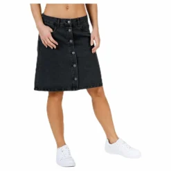 Farrah Reg Dnm Skirt Black*Only Sale