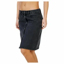 Farrah Reg Dnm Skirt Black*Only Sale