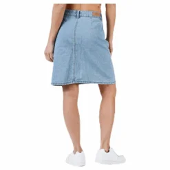 Farrah Reg Dnm Skirt Blue*Only Outlet