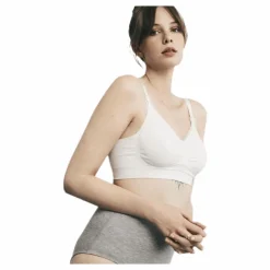 Boob Fast Food Classic Bra White Vit New