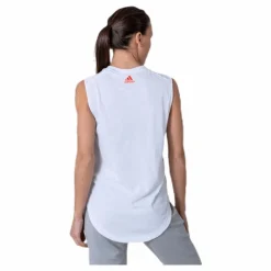 adidas Fast GFX Tank White Vit Best