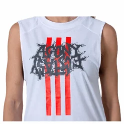 adidas Fast GFX Tank White Vit Best