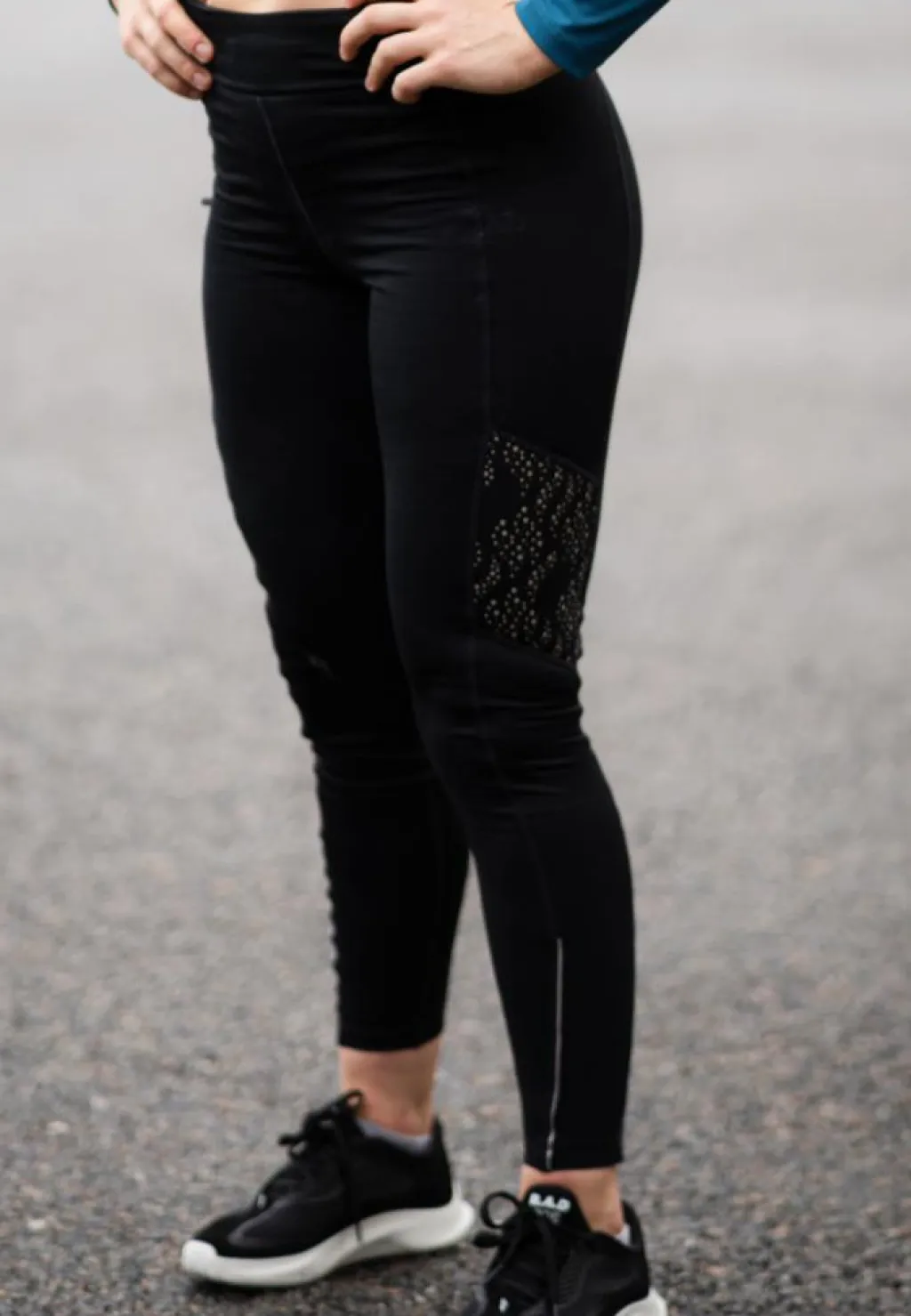 BLACC Fast Lane Winter Tights Jet Black Svart Sale