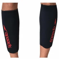 Fastskin Swimrun Calf Guards Black/Red*Speedo Hot