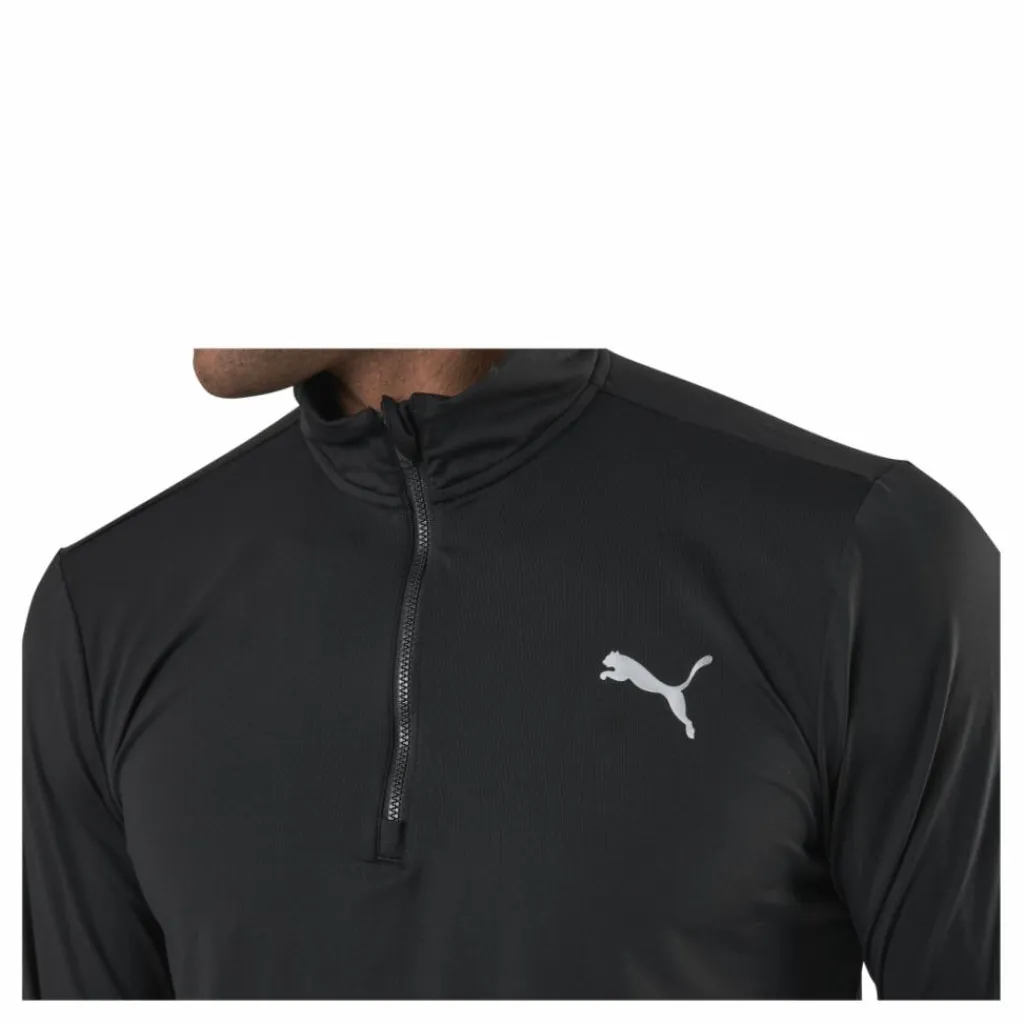 Puma Favorite 1/4 Zip Black Svart