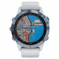 Garmin Fenix 6 Pro Solar Blue/White Blå och Vit