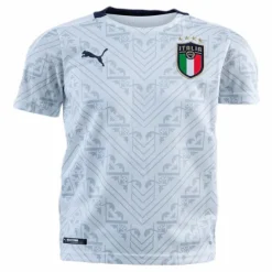 Puma FIGC Away Shirt Replica Junior Blue/White Blå Clearance