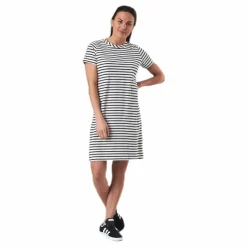 Holebrook Fiona Tee Dress Blue/White Blå och Vit Online