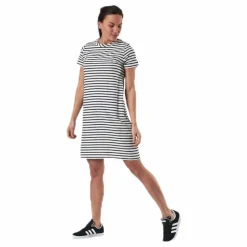 Holebrook Fiona Tee Dress Blue/White Blå och Vit Online