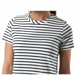 Holebrook Fiona Tee Dress Blue/White Blå och Vit Online