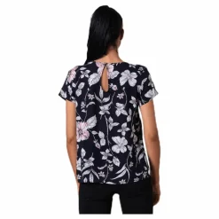 Only First One Ss Aop Top Blue Blå New