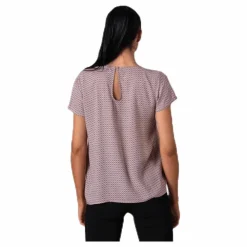 First One Ss Aop Top Red*Only Online