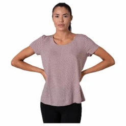 First One Ss Aop Top Red*Only Online