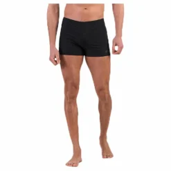 adidas Fitness 3 Stripes Swim Boxer Black / White Svart Sale