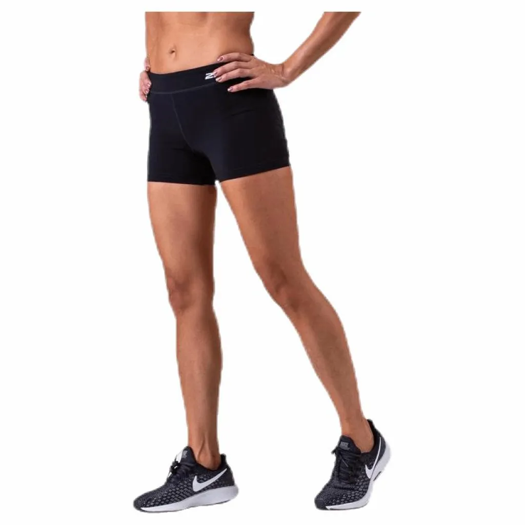2XU Fitness Comp.4 Inch Shorts Black/Silver Svart och Silver Clearance