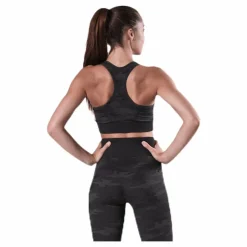 BLACC Fitness Seamless Racerback Bra Patterned/Black Mönstrad och Svart Discount