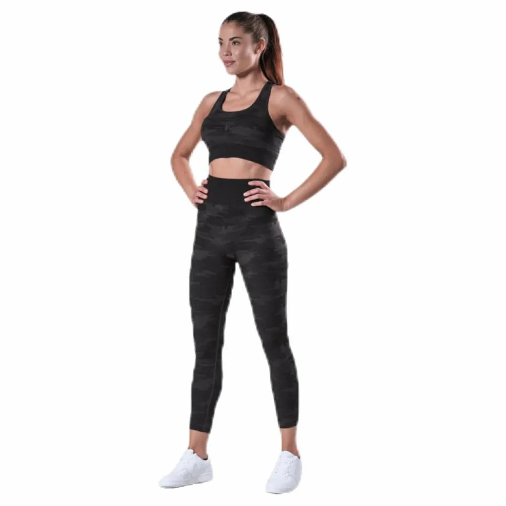 BLACC Fitness Seamless Racerback Bra Patterned/Black Mönstrad och Svart Discount