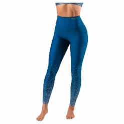 BLACC Flatter High Waist Tights Limited Blue Blå New