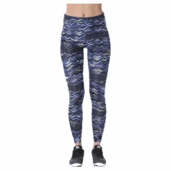 Flattering AOP Tights Blue/Black*Röhnisch Outlet