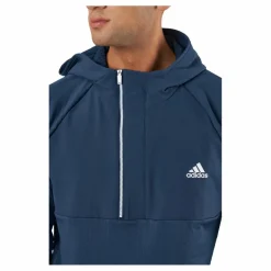 adidas Fleece Anorak Crenav Blå Outlet