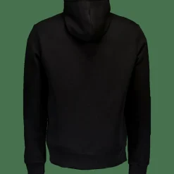 Lacoste Fleece Hoodie 031 Black Outlet