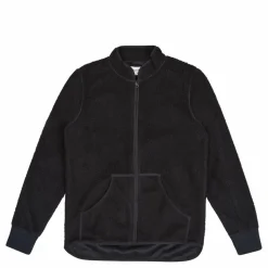 Bread & Boxers Fleece Jacket Svart Sale