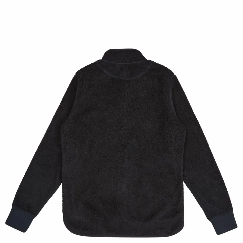 Bread & Boxers Fleece Jacket Svart Sale
