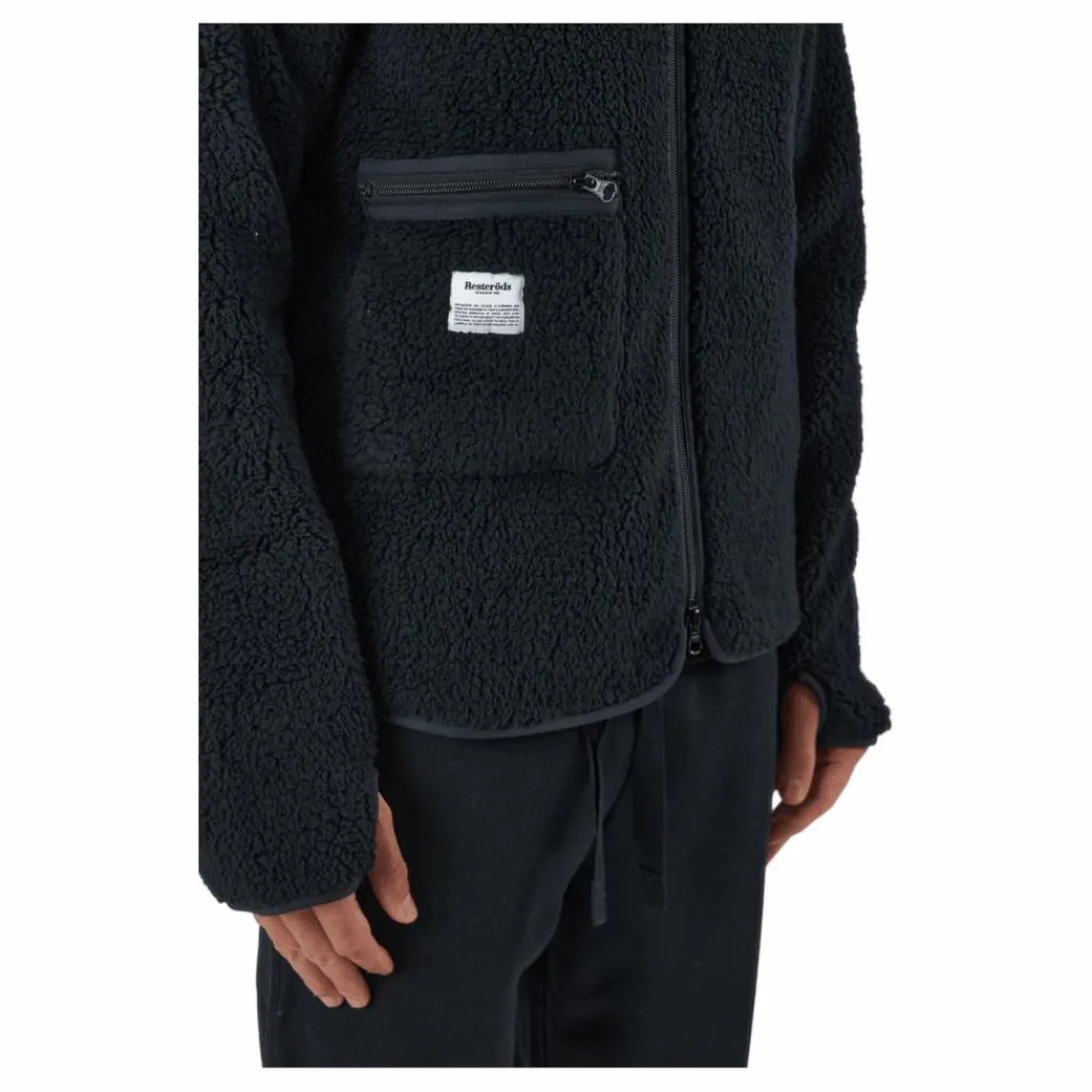 Resteröds Fleece Jacket Black Svart Best