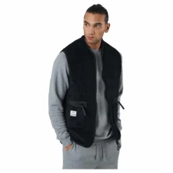Fleece Vest Black*Resteröds Sale