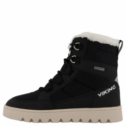 Viking Fleek Warm Gtx Zip Black Svart Discount