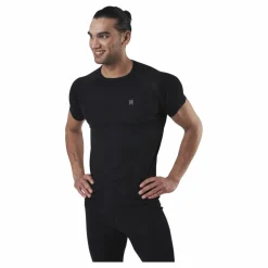 Floki Short Sleeve Slim Fit 100% Merino Wool Black*Norfolk Hot