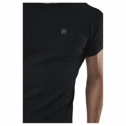 Floki Short Sleeve Slim Fit 100% Merino Wool Black*Norfolk Hot