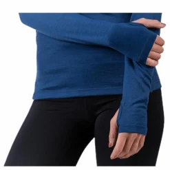 Flora Merino LS Blue*Wyte Clearance