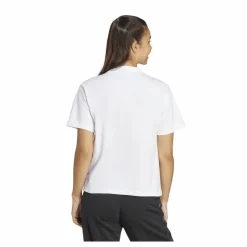 adidas Floral Graphic Big Logo T-Shirt White Vit Outlet