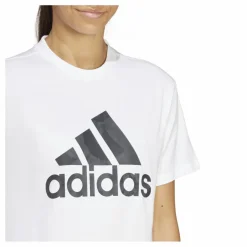 adidas Floral Graphic Big Logo T-Shirt White Vit Outlet