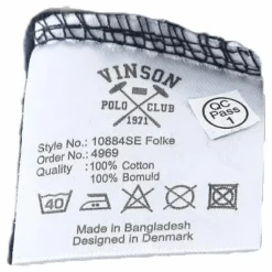Vinson Polo Club Folke Blue Blå Best