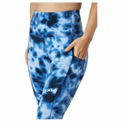 2XU Form Pop Seam Hi-rise Compres Digital Dye/white Flerfärgad Outlet