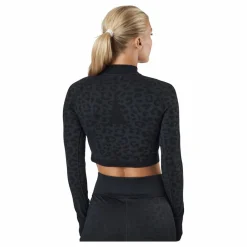 Formknit Seamless Cropped 1/4 Black-leopard Print*Puma Clearance