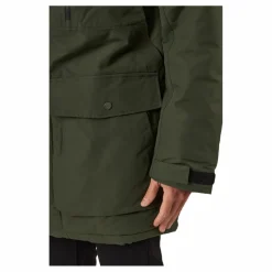 Didriksons Fredrik Usx Parka Green Svart Sale