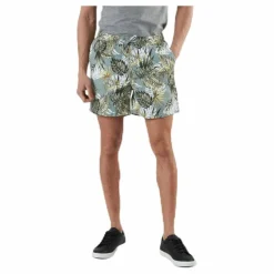 Jack & Jones Free Jogger Shorts Print Green Grön Clearance
