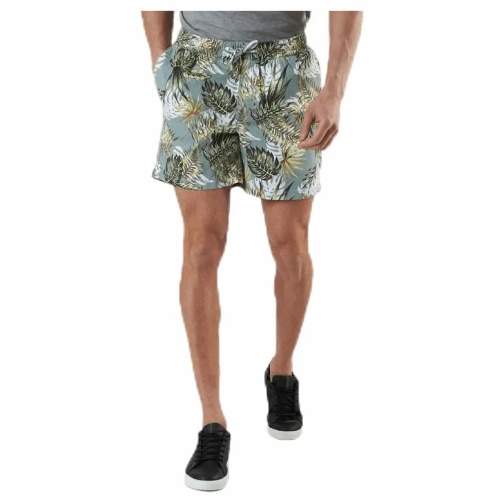 Jack & Jones Free Jogger Shorts Print Green Grön Clearance