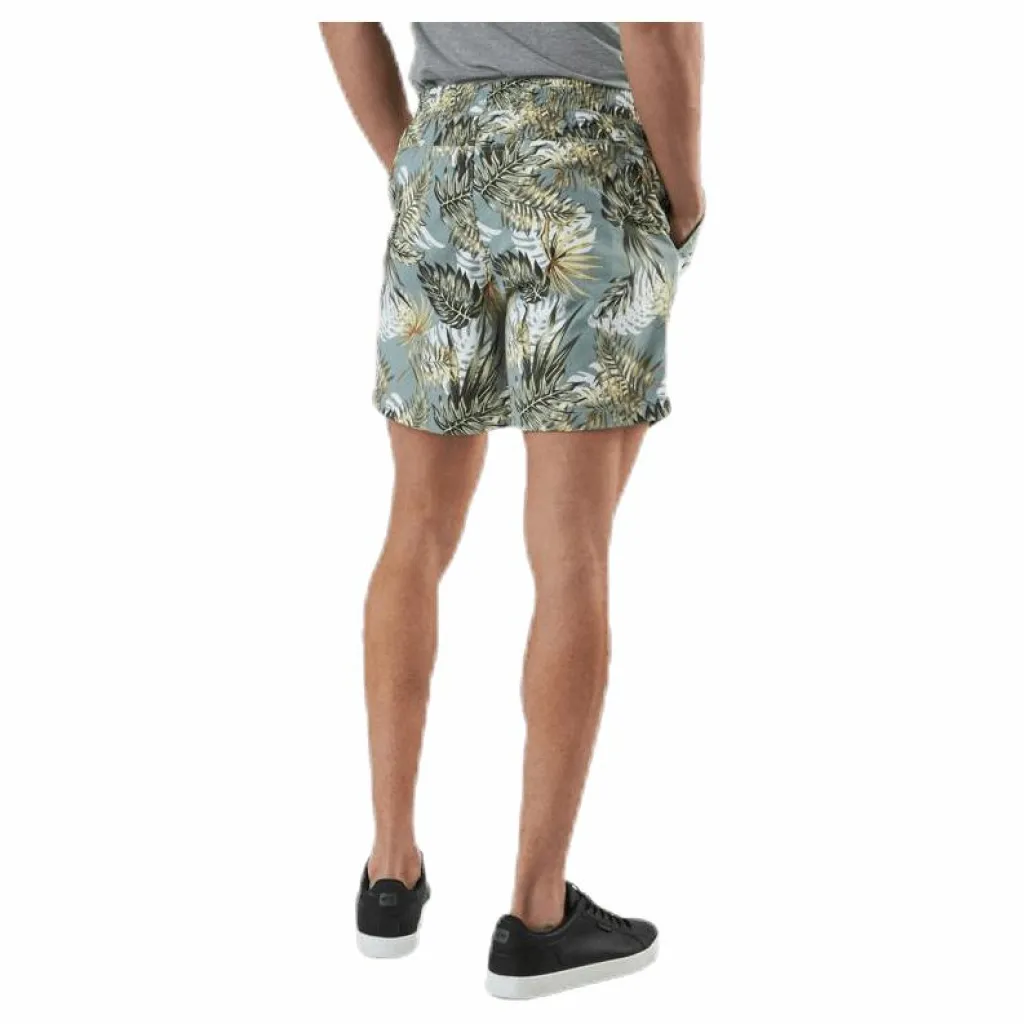 Jack & Jones Free Jogger Shorts Print Green Grön Clearance